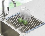 Roll Up Dish Drying Rck, Roll Over The Sink Dish Drying Rck Kitchen Roll... - $14.99