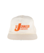 Vtg 90s Distressed SE Johnson Companies Spell Out Roped Leather Strapbac... - $435.47 MXN