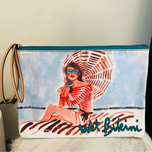 Henri Bendel Wet Bikini Beach Bag Wristlet, Iconic Bendel Girls, Collect... - $64.52