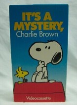 P EAN Uts Snoopy It&#39;s A Mystery, Charlie Brown Vhs Video Movie Cartoon - £11.62 GBP