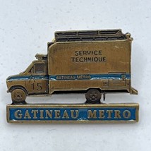 Gatineau Metro Quebec Canada Police Dept Law Enforcement Enamel Lapel Hat Pin - $14.95