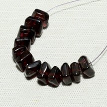 12pcs Natural Red Garnet Beads Loose Gemstone 15.85cts Size 5x5mm to 6x6mm - £2.36 GBP