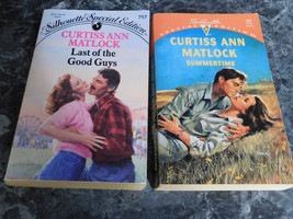 Silhouette SE Curtiss Ann Matlock lot of 2 Contemporary Romance Paperbacks - £1.88 GBP