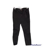 FP Free People Womens Black Denim Stretch Cropped Jeans Size 30 Waist  - $9.89