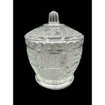 Vintage Pressed Glass Covered Candy Dish - $14.74