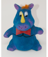 Dee Beebo Import Plastic Flocked Hippo with Bowtie - $41.37 CAD