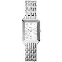 Fossil Women&#39;s Raquel Silver Dial Watch - ES5221 - £97.46 GBP