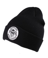 Dope Couture Black MC Motor Cycle Patch Beanie - £11.78 GBP