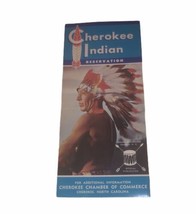 Cherokee Indian Reservation North Carolina Vintage 1970’s-1980’s Brochure - $6.80