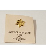 1960&#39;s Girl Scout Membership Star Pin 9-652 - NEW - $8.74 CAD