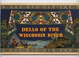 Dells of the Wisconsin River Color Pictures Booklet 1936 H H Bennett - $17.82