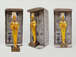 The compartment of the god Osiris. Osiris statue.  is a rare and distinctive han - £204.34 GBP