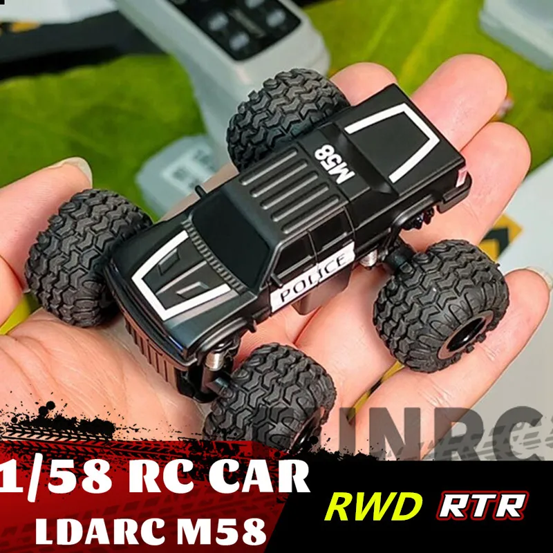 LDARC 1/58 1:58 Mini RC Car M58 2.4G RWD RTR Monster Truck Remote Control - £97.03 GBP+