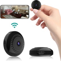 Small Portable Nanny Cam With Phone App, Motion Detection, And Night Vision For - £28.72 GBP