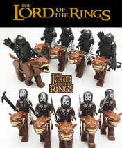 LOTR The Hobbit Uruk-hai Orc Mounted Wargs 10 Custom Minifigures Toys Gift - $17.68+