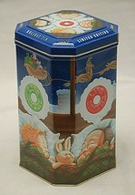 Nabisco Life Savers Tin Box Canister Christmas Advertising Xmas Holiday Santa - £17.40 GBP