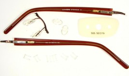 New Lumiere Eyewear Italy 505 C3 Brown Eyeglasses Glasses 50-19-140mm (No Lens) - £31.37 GBP