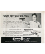1960 Crosman Pellguns Advertisement Nelson Fox MLB MVP White Sox Firearm... - $459.19 MXN