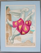 &quot;Bather with Beach Ball&quot; Reproduction Print by Pablo Picasso 30&quot; x 24&quot; Framed - £208.73 GBP
