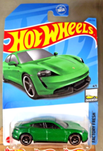 2023 Hot Wheels #149 Factory Fresh 4/5 Porsche Taycan Turbo S Green w/BlackOH5Sp - £5.87 GBP