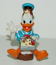 Disney Donald Duck with Chip & Dale Treasure Chest PVC Figure Applause 1986 NEW - $7.84
