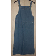 EXCELLENT WOMENS SAG HARBOR SPORT LONG DISTRESSED BLUE JEAN JUMPER DRESS... - €26,75 EUR