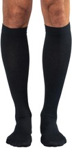 Dr. Comfort Casual Socks for Men, Cotton, CT, 20-30mmHg (Size: XL) Black - $19.40