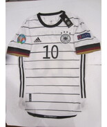 Serge Gnabry Germany Euro 20/21 Match Slim White Home Soccer Jersey 2020... - $80.00