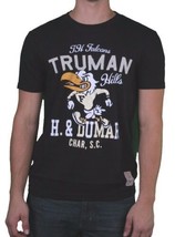 Hawke &amp; Dumar Mens Black Truman Hills Falcons Varsity Cut &amp; Sew T-Shirt NWT - £17.77 GBP