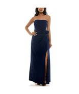 Maison Tara Strapless Rosette Blue Evening Gown Women&#39;s Sz 10 NWT MSRP$109 - $49.13