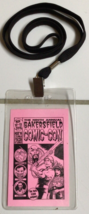 2016 Bakersfield CA Comic-Con Lanyard w/ Pink Badge Flash Gordon Sam Jones ~88A - £11.53 GBP