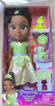 Disney Princess Doll 14” Tea Time with Tiana and Naveen New - $36.99