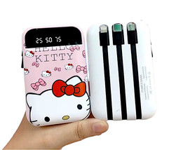Power Bank Hello Kitty 20000Mah Multi-Port USB External Portable Phone Charger - £24.40 GBP