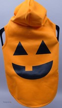 Buttons &amp; Bones Halloween Pumpkin Hoodie Dog Coat Size Large - $14.99