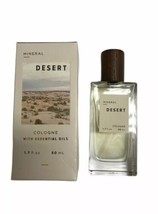 Good Chemistry Mineral Desert Unisex Cologne With Essential Oils 1.7 oz. New - £29.98 GBP
