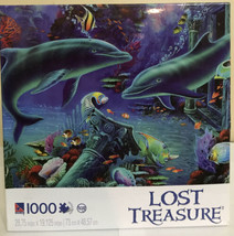 Dolphin Dreams Lost Treasure 1000piece Puzzle 28 X 19 - £8.92 GBP