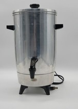 Large Percolator General Electric 14CU2 30 Cup Vintage Retro Coffee Maker - $28.99