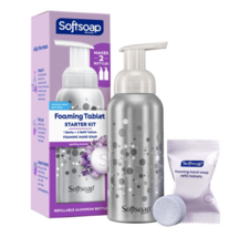 Softsoap Foaming Hand Soap Tablets Starter Kit, Sparkling Lavender - £10.35 GBP