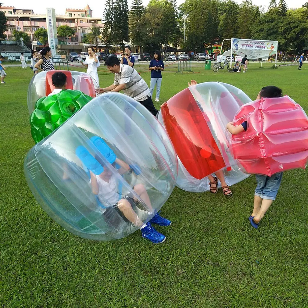 Color Matching Outdoor Sports Pvc Bumper Ball Inflatable Body Bubble Ball Sumo - £77.81 GBP