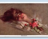 Sweetheart Woman in Repose Philip Boileau Artist Signed UNP DB Postcard C18 - $8.87
