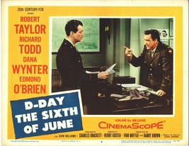 *D-DAY The Sixth Of June (1956) Edmond O&#39;brien Barks Orders At Robert Taylor #6 - £27.97 GBP