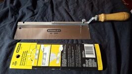Stanley 15-252 Reversing Backsaw 10 Inch Steel Blade Wood Handle 250mm - $16.83