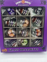 Christopher Radko Shiny Brite 2” Halloween Glass Ornaments Set Of 12 New 2024 - $26.73