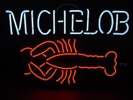 Brand New Michelob Lobster Beer Bar Pub Neon Light Sign 16&quot;x15&quot; [High Quality] - £108.85 GBP