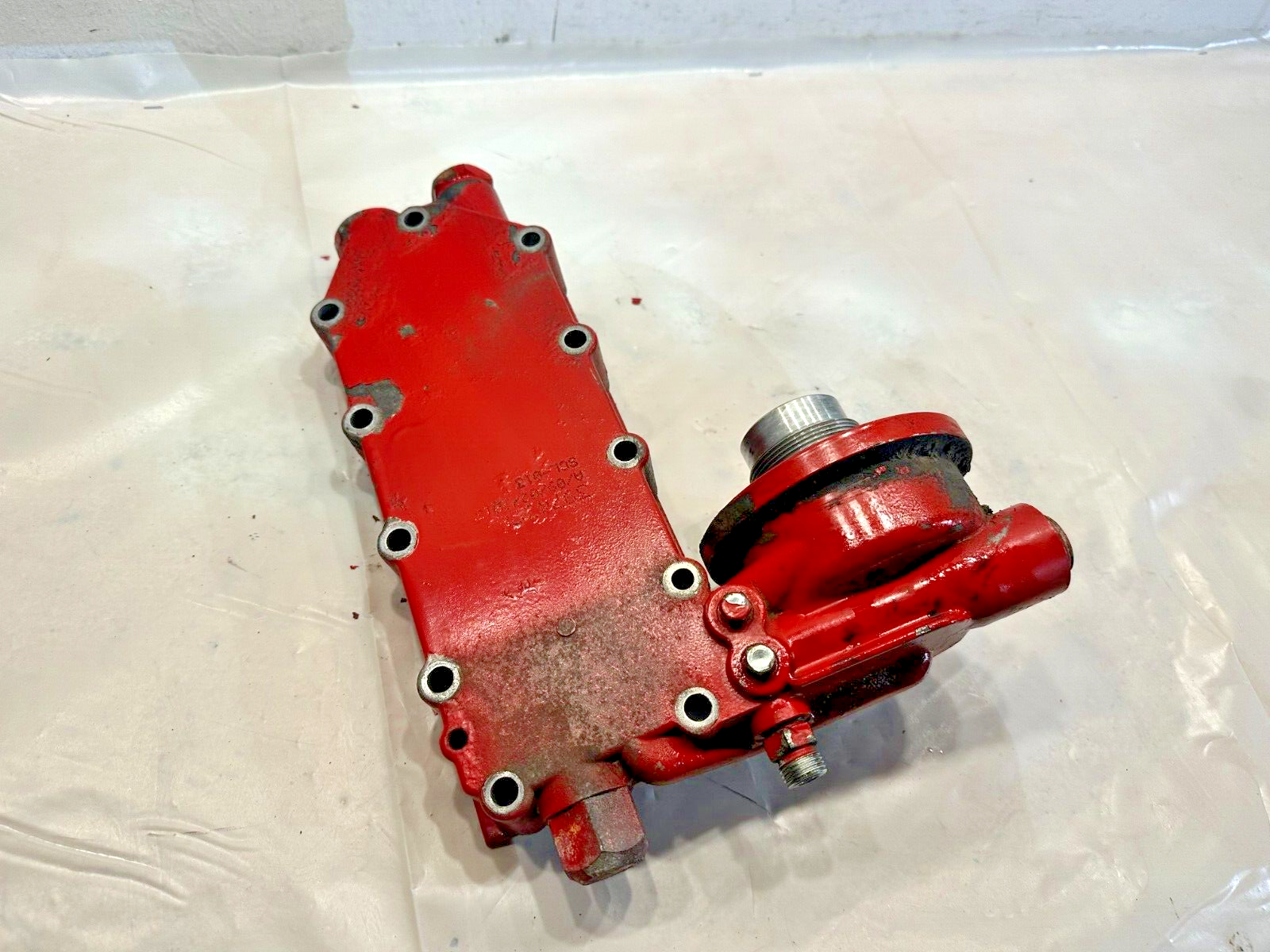 Cummins ISL 8.3L Lube Oil Filter Cooler Housing 3974325, 3974324 OEM - $163.28