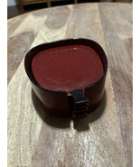 Haldon Group Lacquerware Sushi Serving Tray Side Plate Japan Black Fans ... - €16,23 EUR