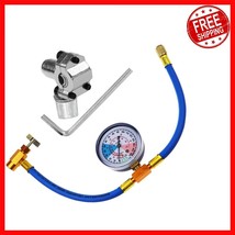 19-Inch R134a Recharge Hose Kit with Piercing Valve for R-12/R-22 Compat... - $34.91