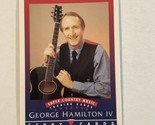 George Hamilton IV Super County Music Trading Card Tenny Cards 1992 - $1.97