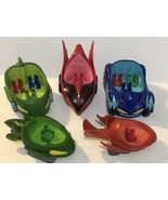 PJ Masks Vehicles Lot Of 5 Toys Toy Gekko Catboy Owlette T1 - $28.70