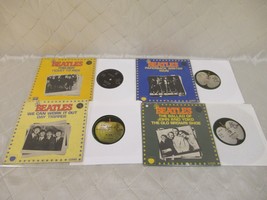 Beatles Ticket To Ride Day Tripper Brazil 7&quot; Vinyl Record EMI Apple Lot of 4 - £99.59 GBP